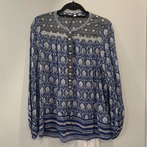Spell & The Gypsy Blue Boho Blouse
